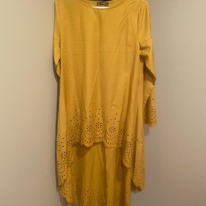 Laser cut high low top